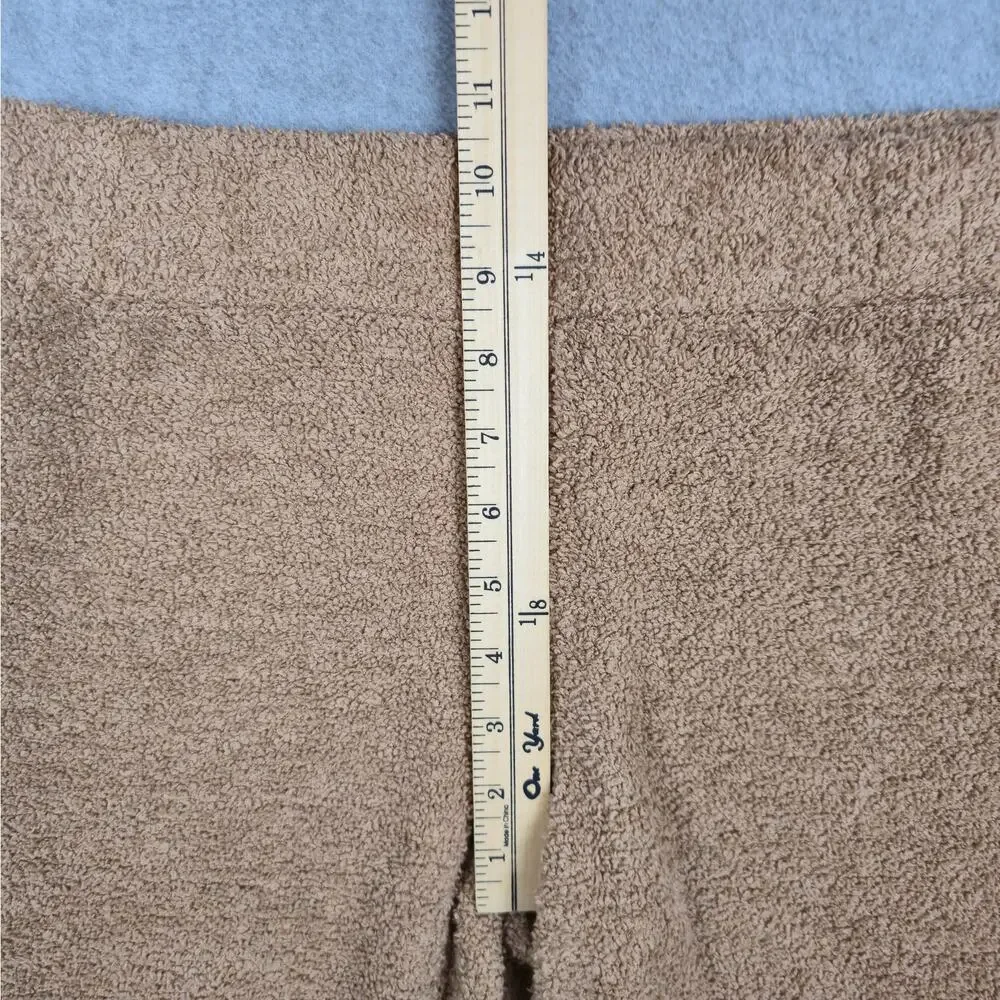 Steve Madden Womens Small Brown Wide Leg Knit Sleep Pants